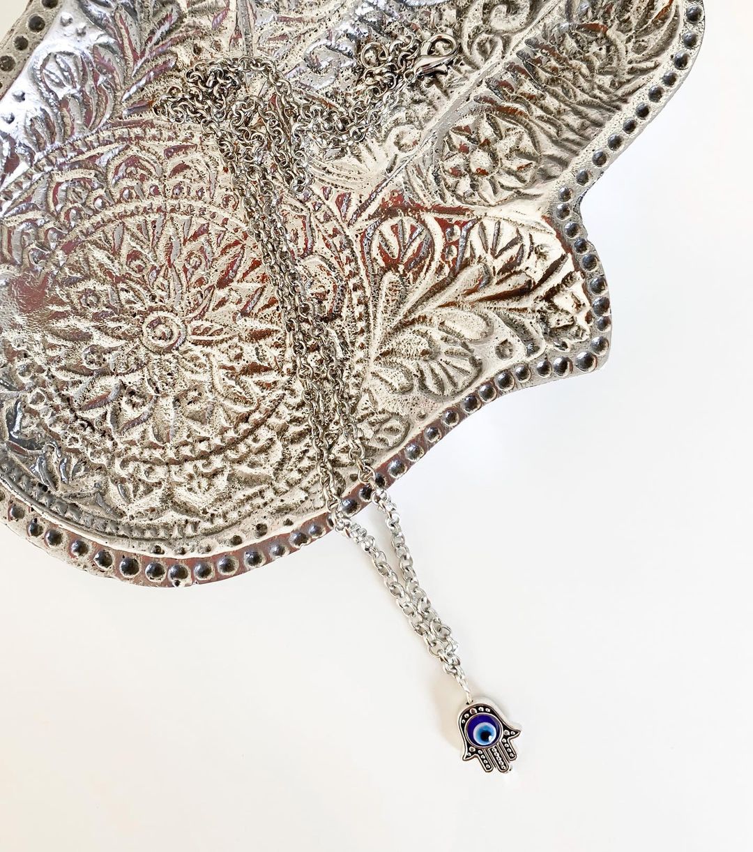 Hand Of Hamsa Chain Necklace