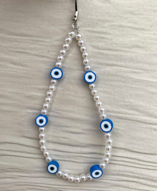 Load image into Gallery viewer, Evil Eye Phone Charm
