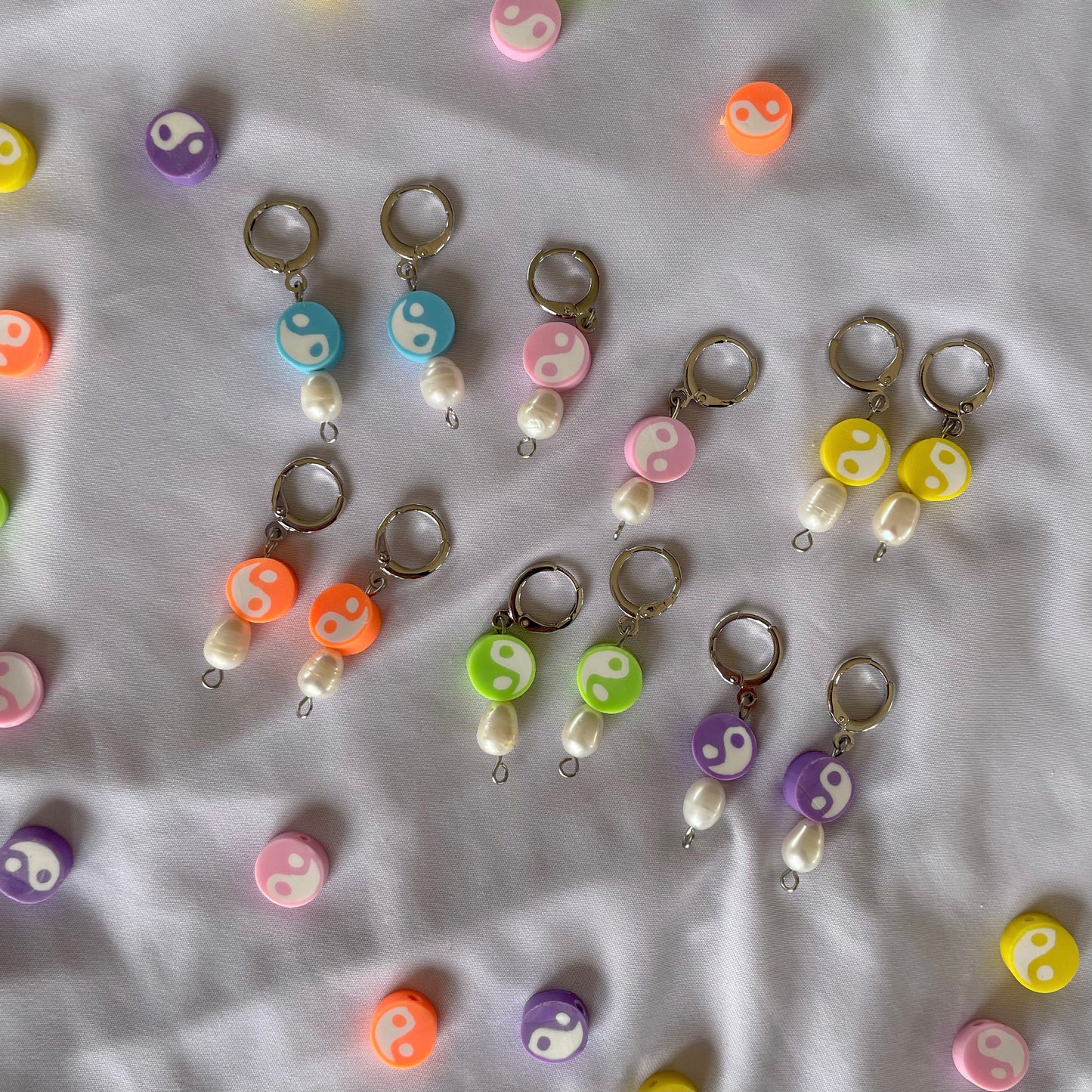 Yin Yang Pearl Earrings
